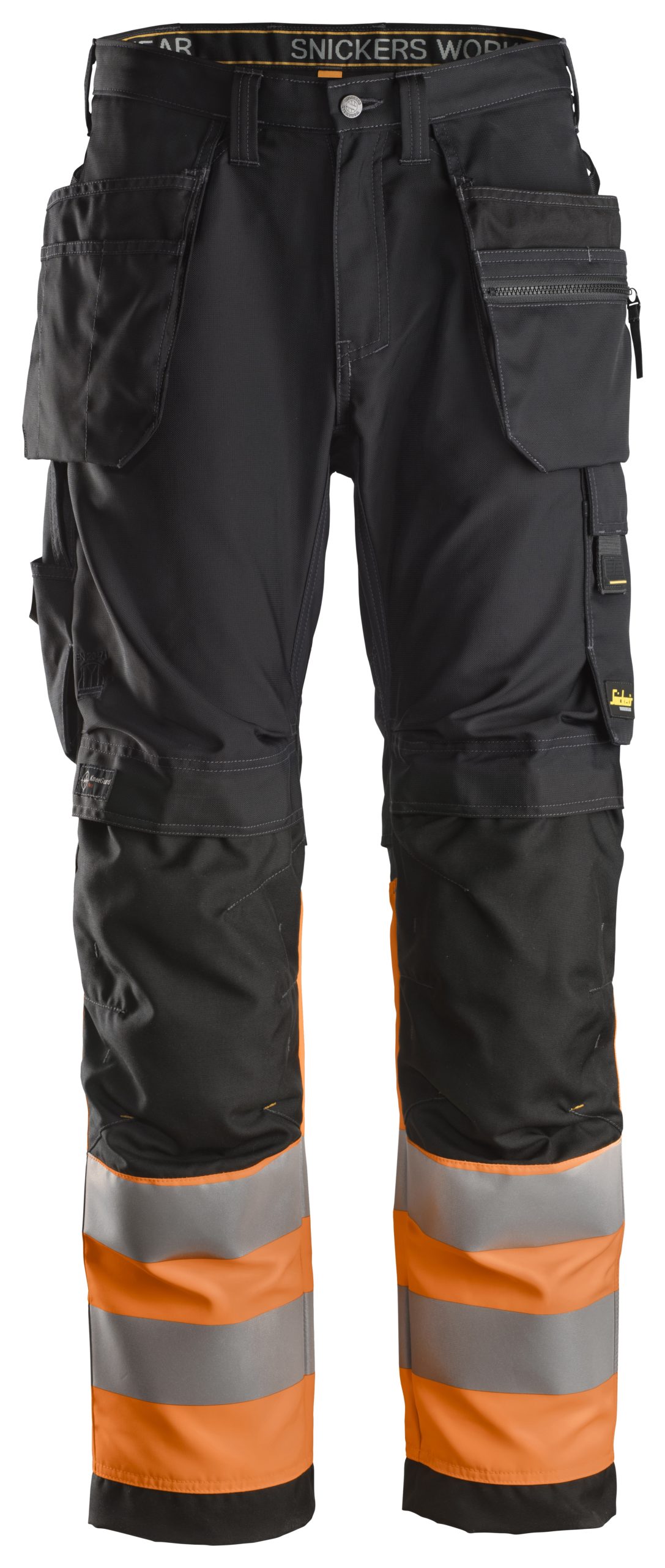 AllroundWork, Pantalon haute visibilité avec poches holster, Classe 1