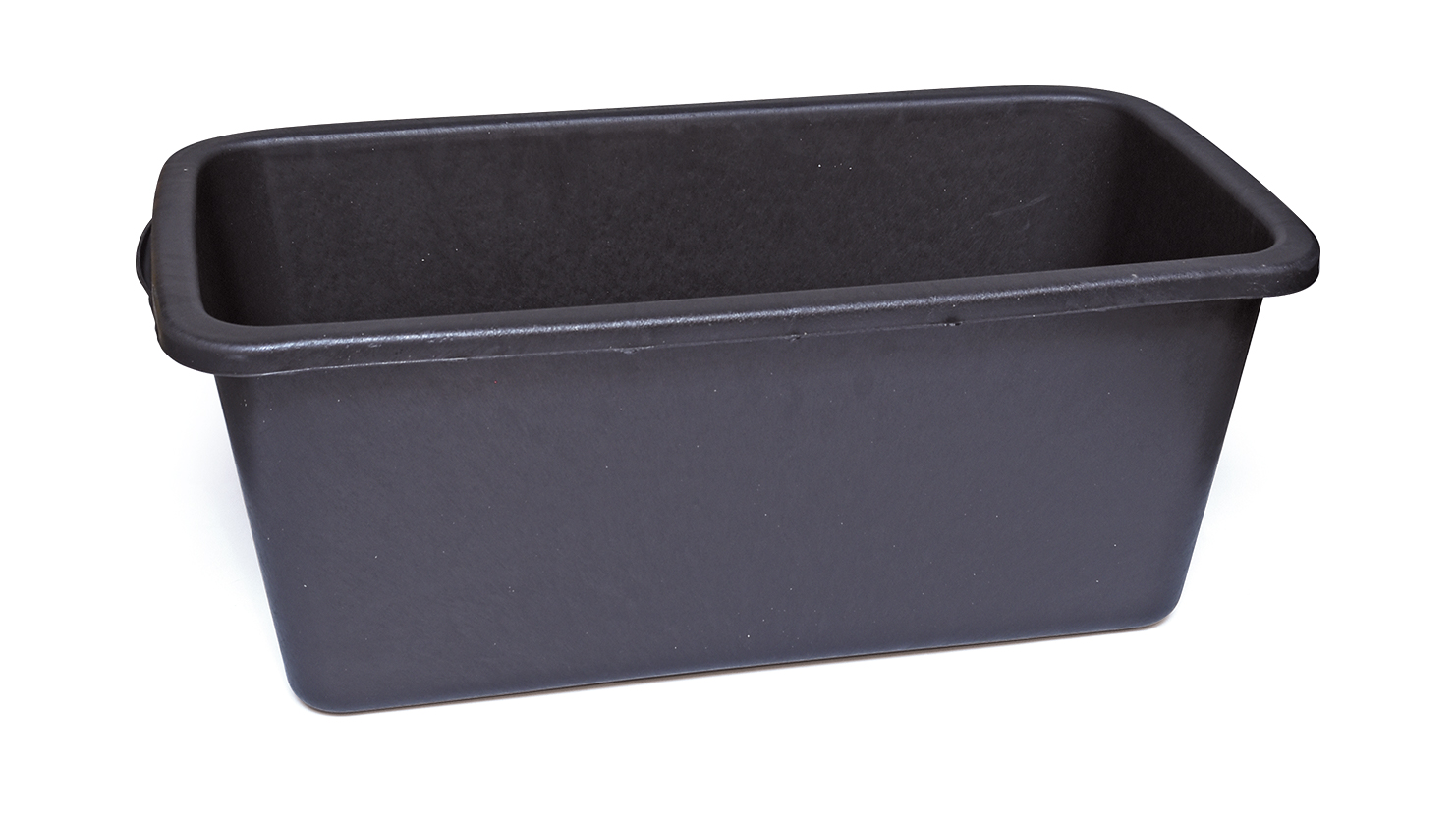 Auge à mortier, bac rectangulaire - PE 65 L - noir