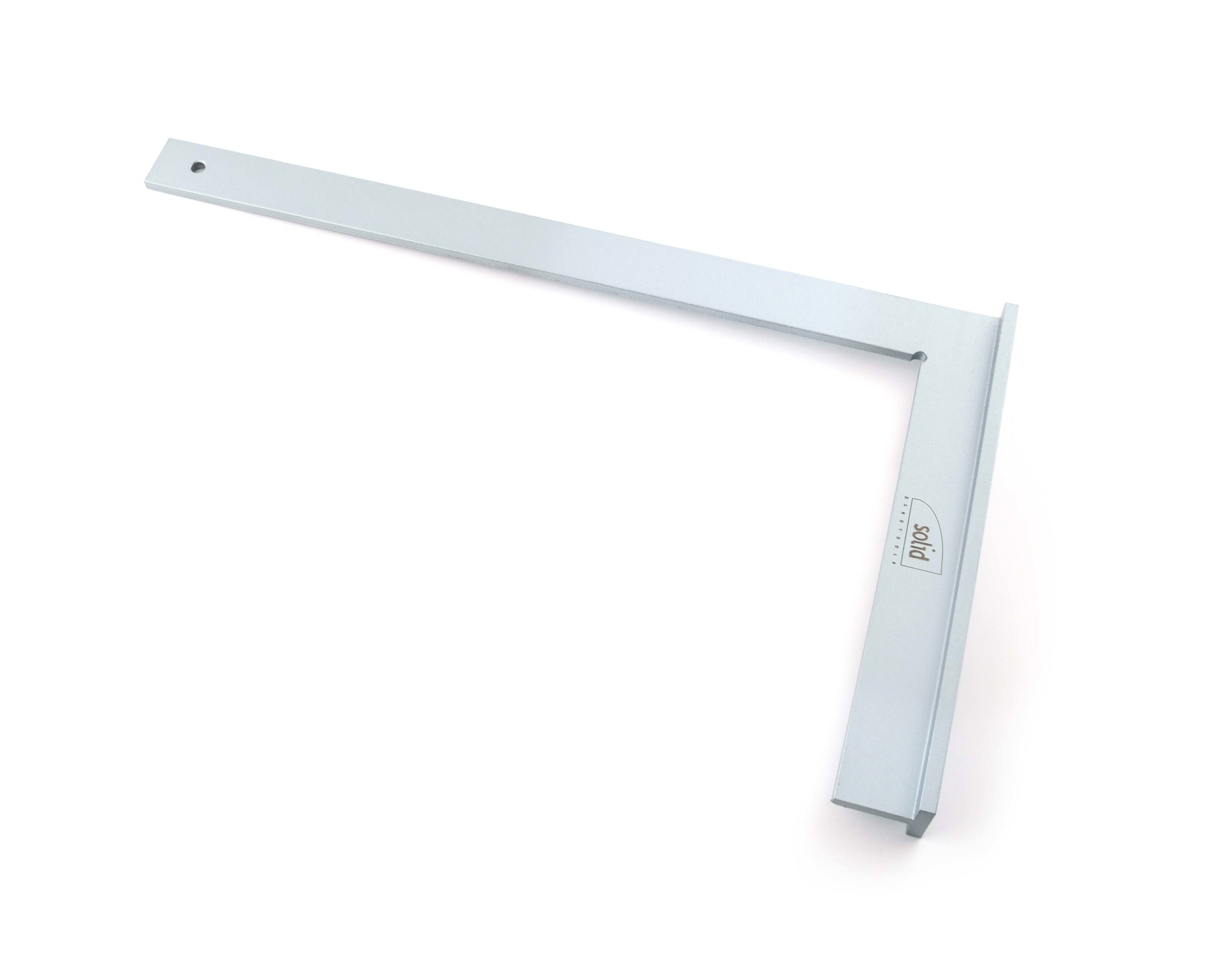 Equerre de maçon avec talon, zinguée - 400 x 230 mm