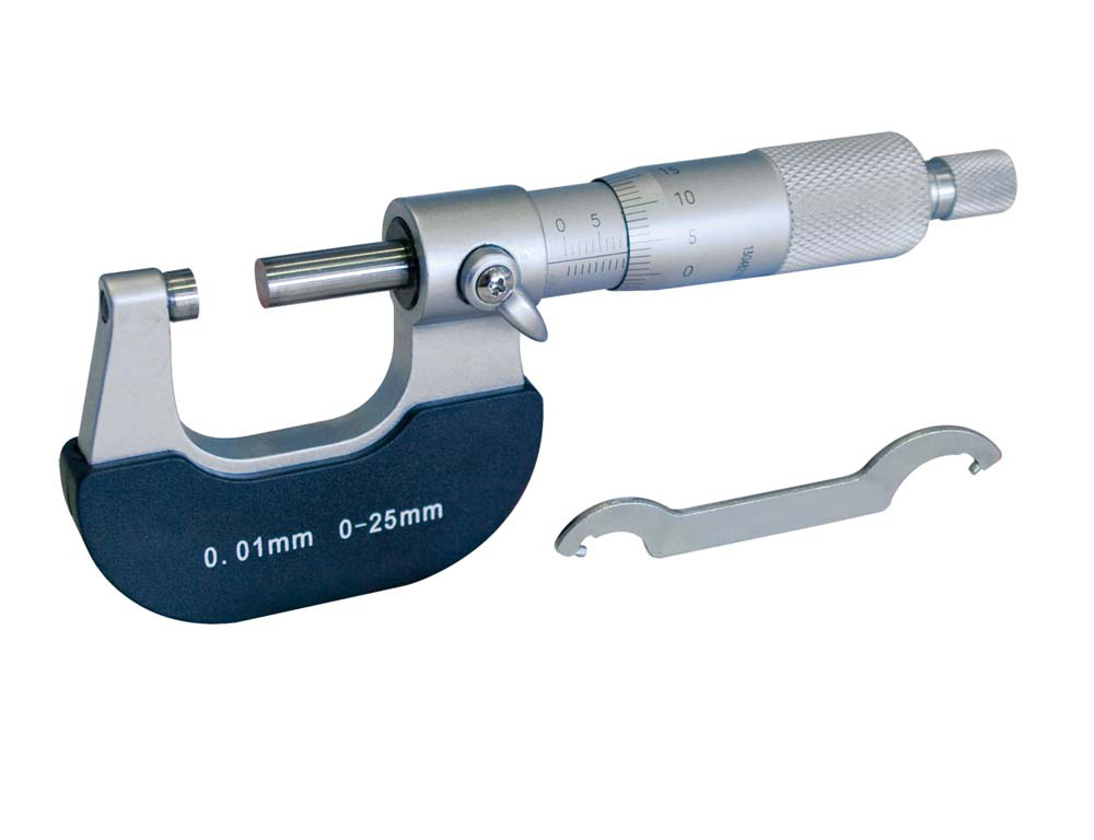 Micromètre en acier 0-25mm DIN 863 , 0,01 mm (EX PM 109910)