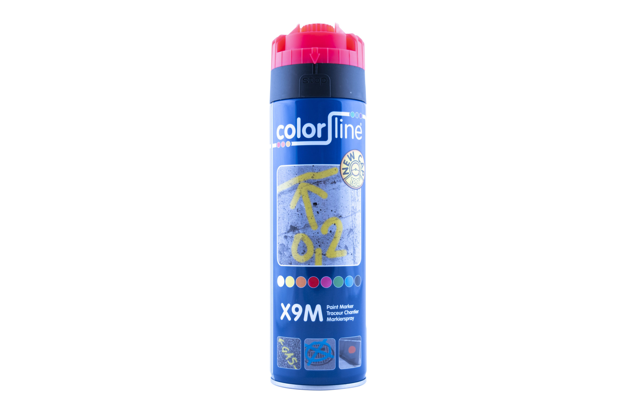 X9M Paint Marker - 500 ml - FLUO ROUGE