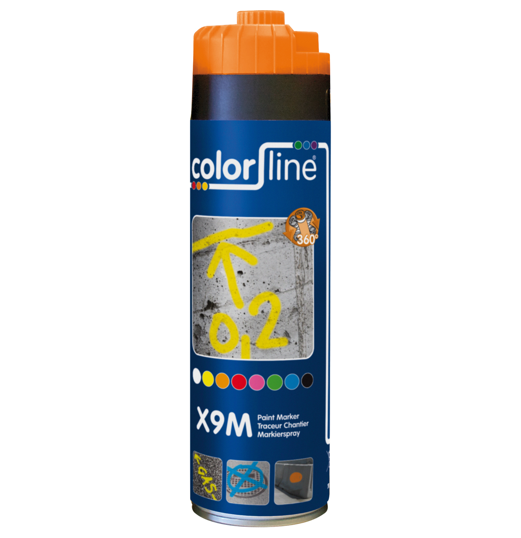 X9M Paint Marker - 500 ml - NOIR