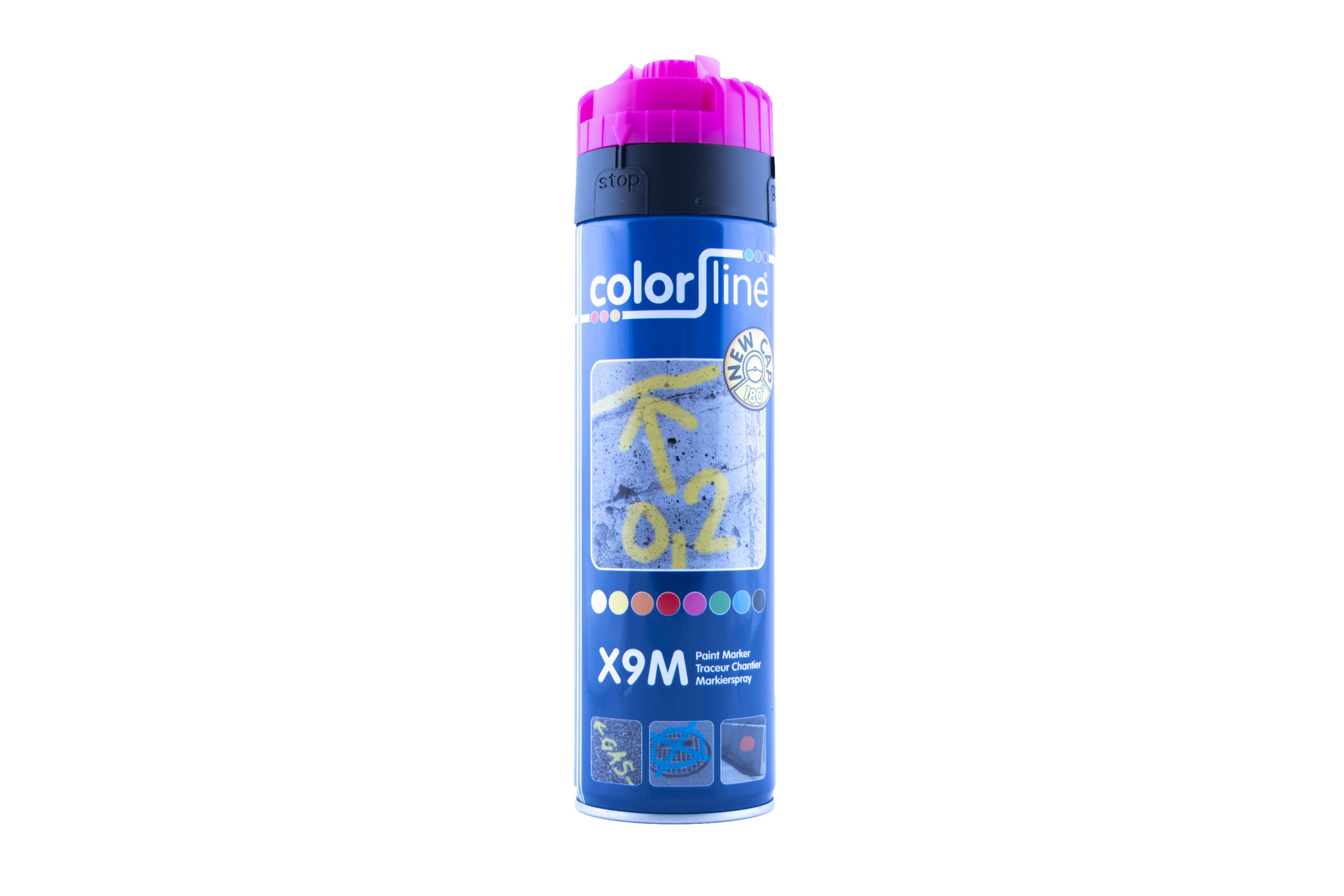 X9M Paint Marker - 500 ml - FLUO ROSE