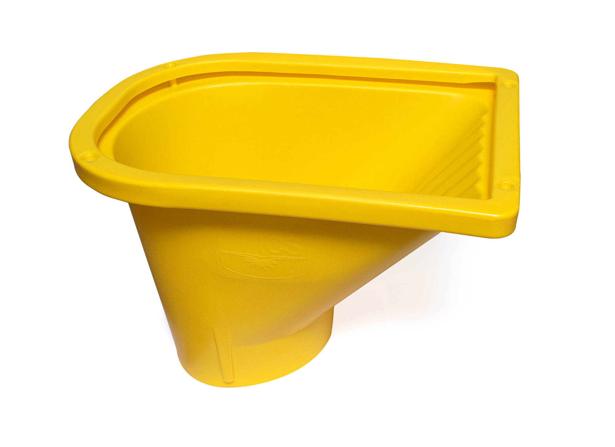 Goulotte, jaune avec orifice latéral de vidage (EX WA 496100)